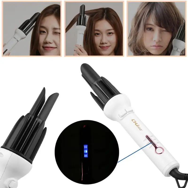 

2018 New Arrival Ceramic Automatic Hair Curler Heating Iron Hairdressing Waver Curling Styling Tools EU Plug Free Ship