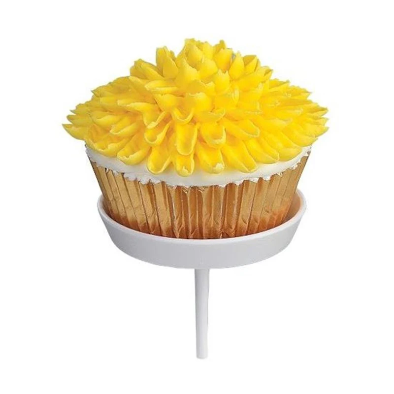 

( 4Piece/set ) Food Grade Plastic Sugarcraft Cupcake Cake Stand Icing Cream Flower Nails Cake Decorating Tools