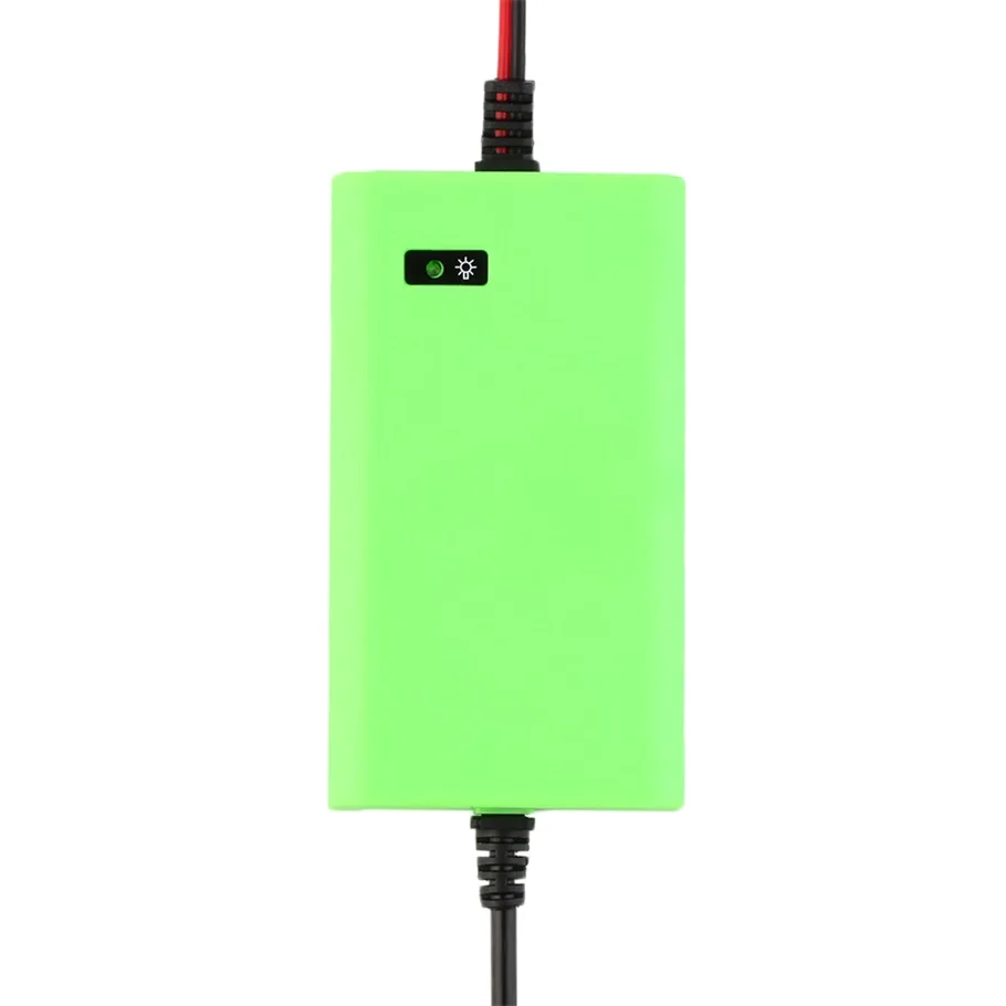 12V 2A интеллектуальное автомобильное зарядное устройство напряжение, перезаряжаемая батарея зарядное устройство 220V автоматический источник питания зеленый цвет