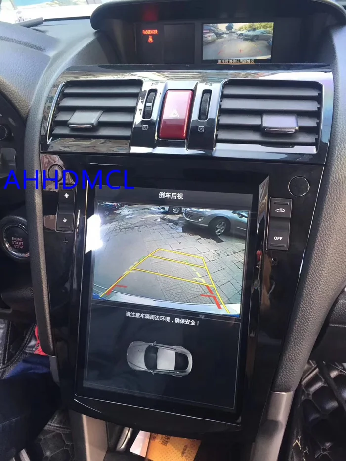 Автомобильный ПК PAD Tesla стиль мультимедийный плеер Android 7,1 gps для Forester XV Авто AC Edition 2012 2013