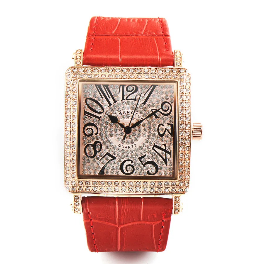 

Fashion Square Top Brand Luxury Womens Watches With Rhinestone Quartz Diamond Wrist Watch For Women relojes para mujer Wholesale