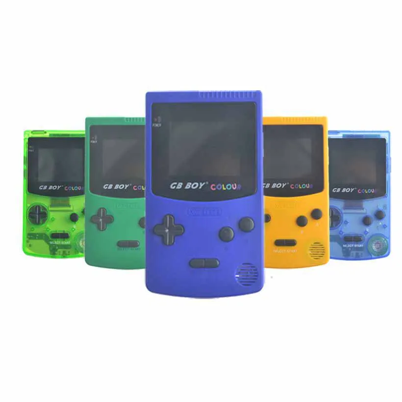 GB Boy clásico Color Handheld Game Console Game Player con Backlit 66 Juegos integrados para niños 5 colores GB Boy clásico Color Handheld Game Console Game Player con Backlit 66 Juegos integrados para niños 5 colores