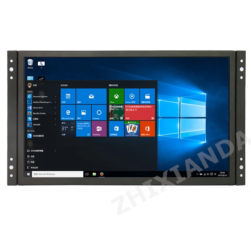 Full Viewing 1920 1080 11 6 inch Wide Industrial Open Frame Capacitive Touch Monitor With VGA