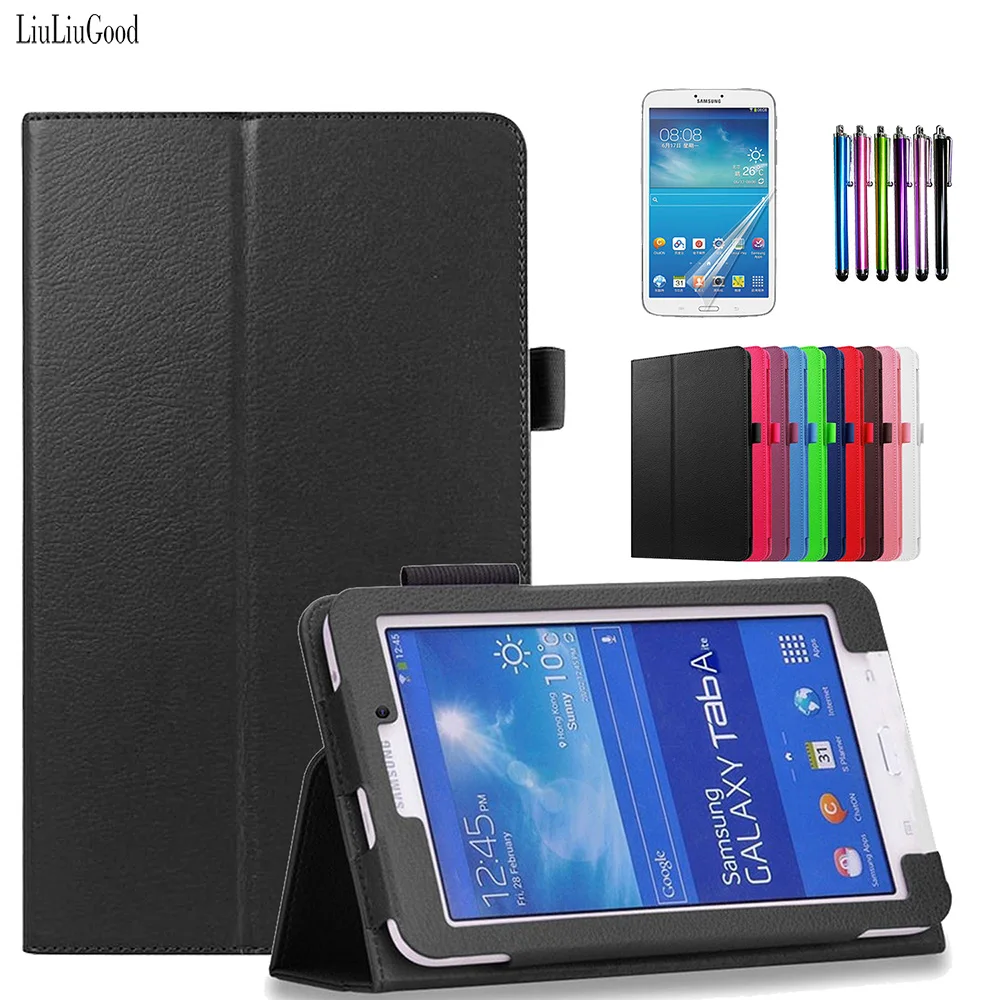 Чехол для Samsung Galaxy Tab 4 7 0 7-дюймовый планшетный SM-T230 T231 230 кожаный чехол с откидной