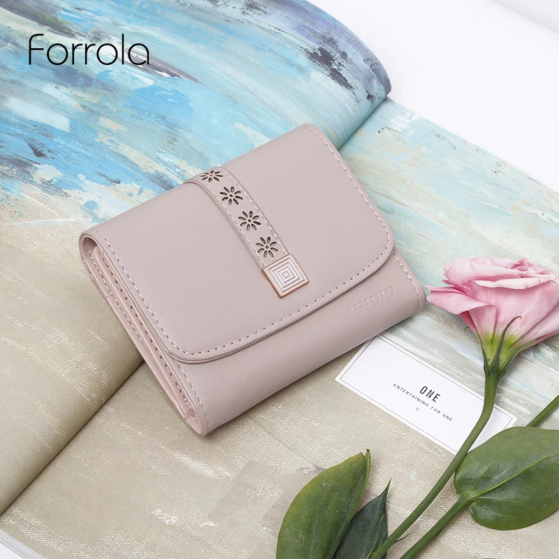 2019 New Fashion Women Wallets Leather Zipper Wallet Women's Short Design Purse Coin Purses Card Holder Clasp Cartera Mujer | Багаж и