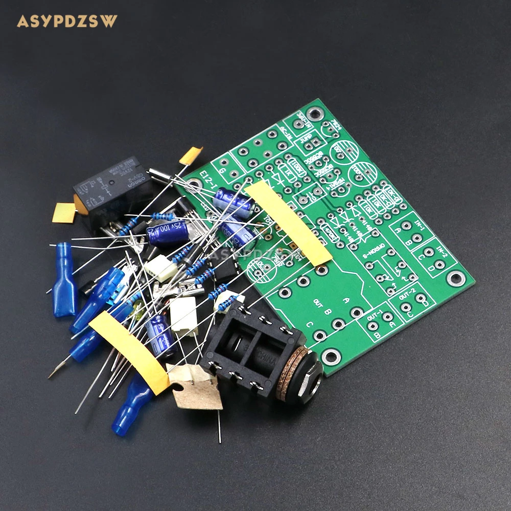 

E12-I Headphone power amplifier DIY Kit with protection circuit support 2,3,4 channel