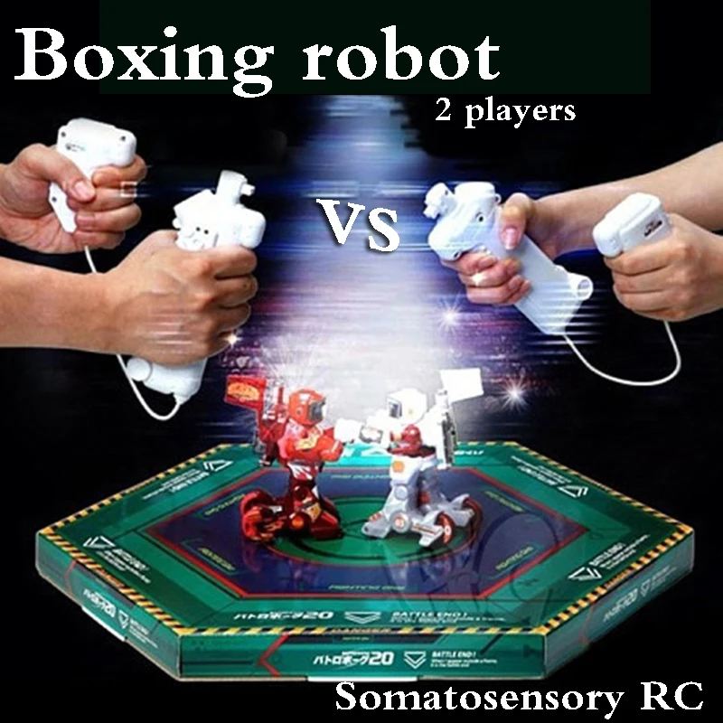 RC Battle Robot 2 players PK Mode Remote Control RC VS Fighting Robots boxing Robot Boxing fight Toys