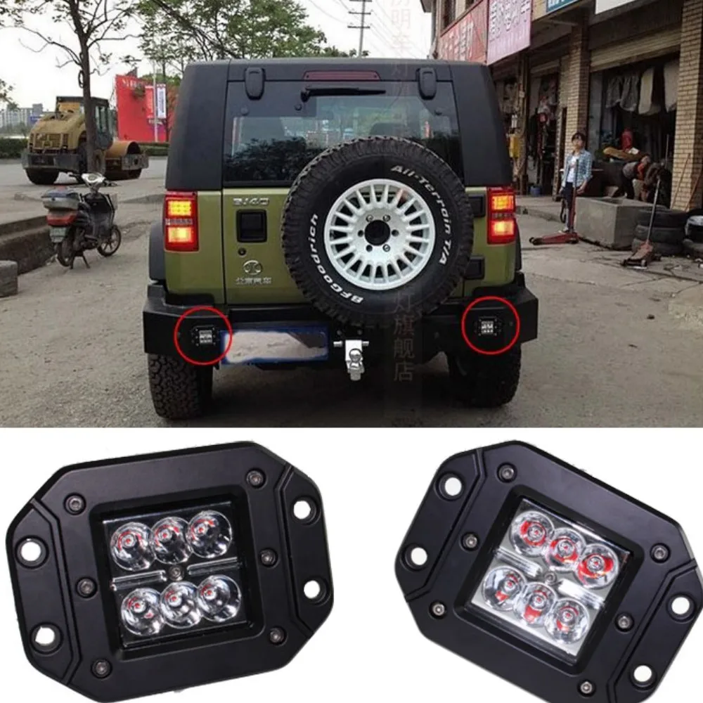 Diy Off Road Lights Dry Pictranslator 18w Cree Led Car Styling Driving Fog Light Lamp Offroad Pickup