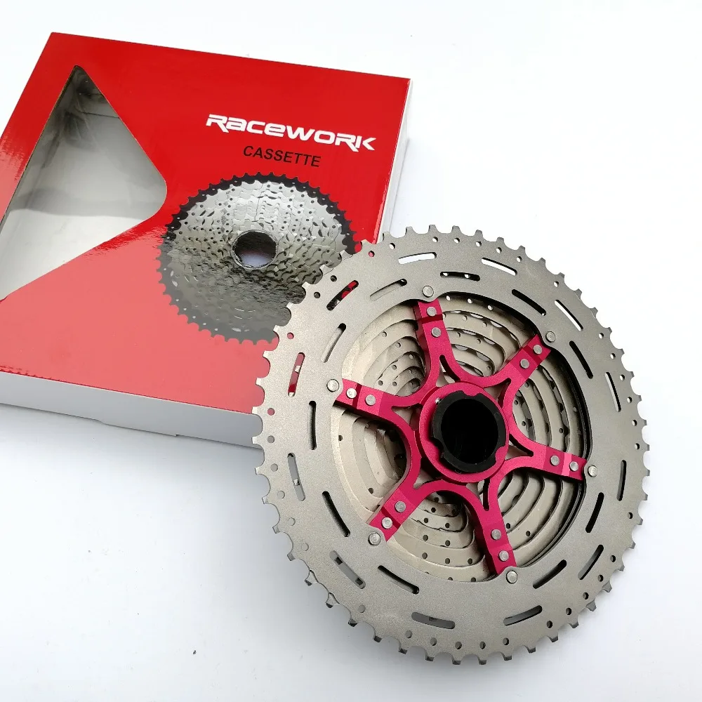 Алюминиевый кронштейн RACEWORK для шлема MTB 11 скоростей 50 т сверхлегкая 532 г Система
