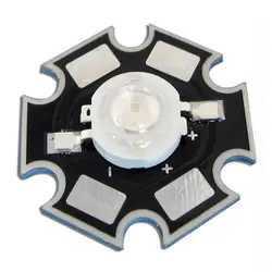 20 шт./лот 1 Вт УФ Ультрафиолетовое 395nm LED Light Части Для детектора Валюты С 20 мм Star Охладитель