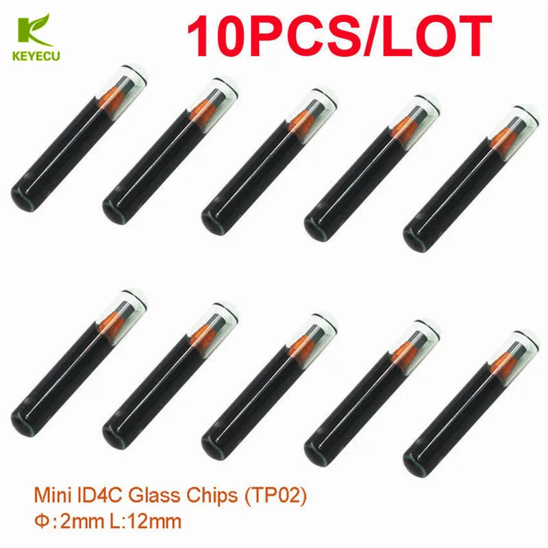 KEYECU 10PCS/LOT Replacement New Car key Chips , Transponder Chip Mini