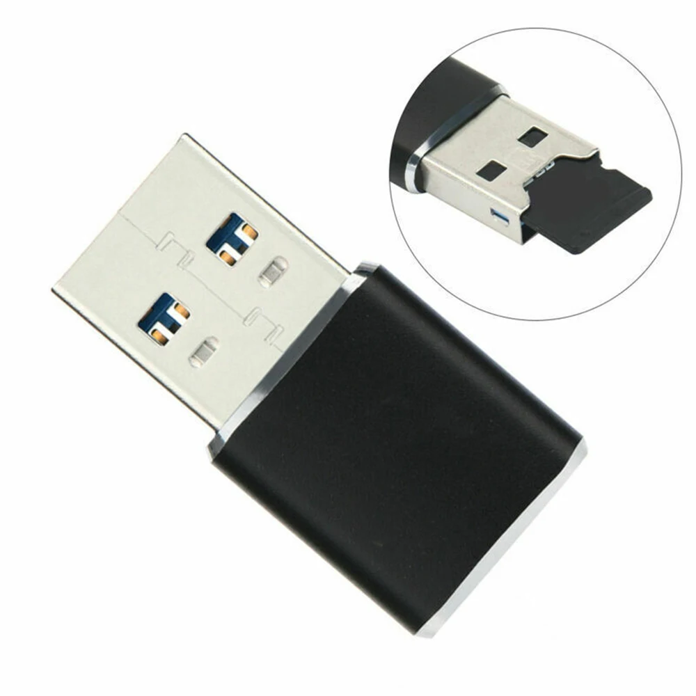 Мини 5 Гбит/с Высокоскоростной USB 3 0 SD SDXC TF кардридер адаптер micro Black|Картридеры| |