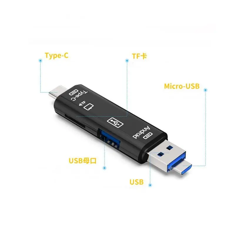 TOFOCO All In 1 Usb 3 1 Card Reader High Speed SD TF Micro SD Card 2