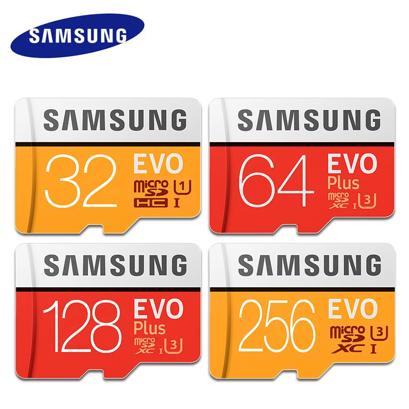 

SAMSUNG EVO+ Micro SD Card 32GB 64GB 128GB Microsd 90MB/S CLASS10 Mini SD Card Memory cards flash drive TF Card tarjeta micro sd