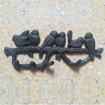 

Fashion vintage iron hook wall muons coat hook clothes hanging hook coat lovebird