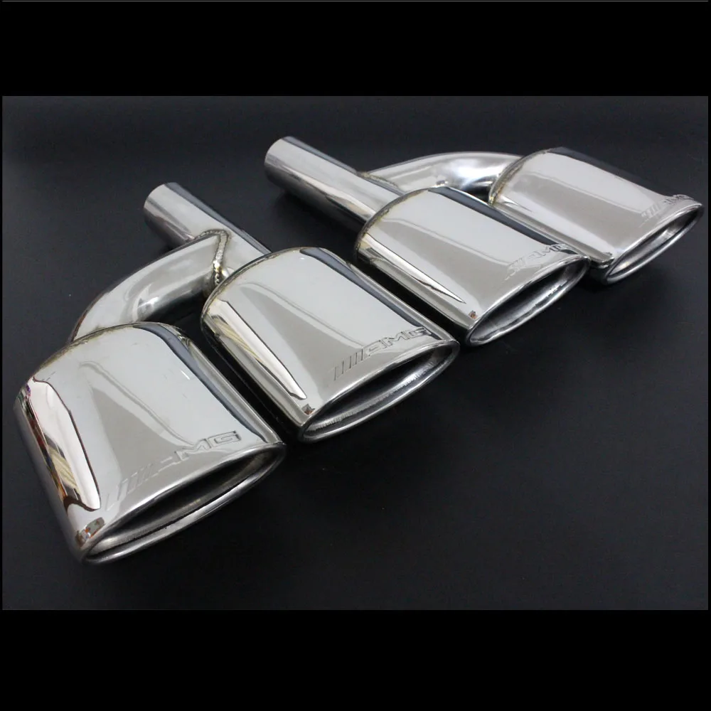 

New products For Mercedes Benz C Series E Series W212 AMG four out of the tail throat H section