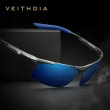 Бренд VEITHDIA, алюминиево-магниевые солнцезащитные очки, поляризационные мужские солнцезащитные очки с зеркальным покрытием, gafas oculos, мужские очки, аксессуары 6562