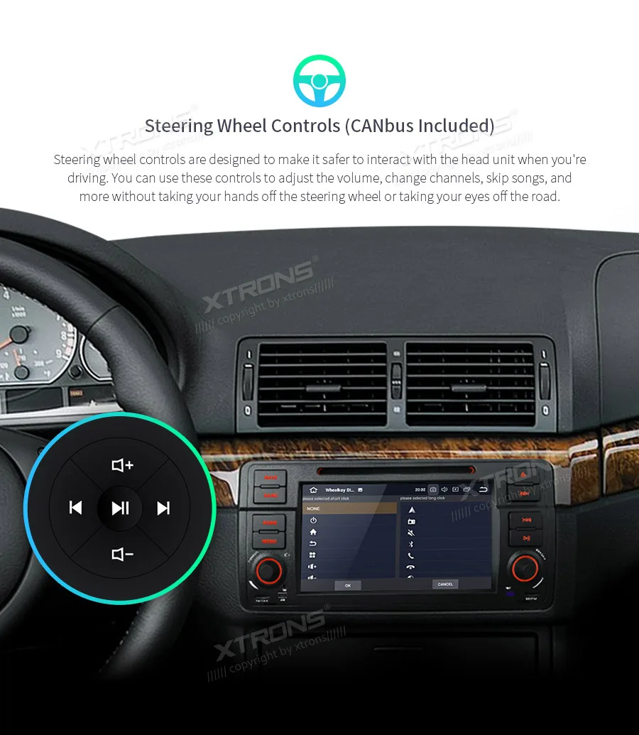 Автомобильная система GPS навигации XTRONS 7 дюймов Android 9 0 шестиядерный процессор 4 Гб