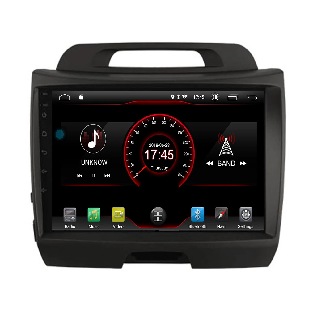 Discount Android 9.1 quad 4 core car dvd for KIA sportage 2011 2012 2013 2014 2015 headunit gps navigation 2 din car multimedia player 3