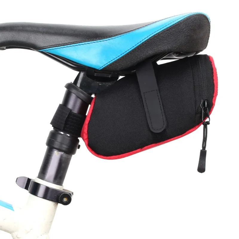 Top Waterproof  Cycling Mini Saddle Seatpost Bag MTB Mountain Bike Pouch Saddle Bag Road Bicycle Back Seat Tail Pack 9
