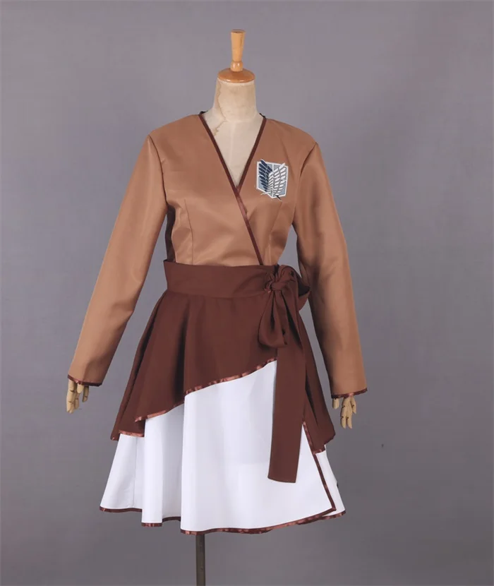 

Anime Attack on Titan Levi Eren Cosplay Costume Outfit Female Version Kimono Lolita Women Halloween Party Dress Custom-made
