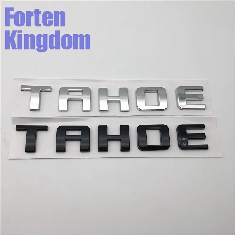 Forten Kingdom Word TAHOE ABS хром или глянцевый черный автомобиль на заказ таблички 3D письмо Письмо значок эмблема наклейка