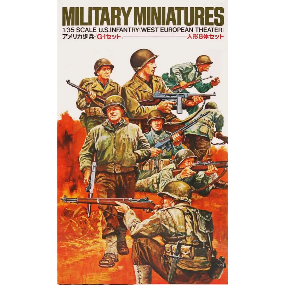 

Tamiya 35048 1/35 US Army Infantry West European Theater Miniatures Assembly Military figures Model Building Kits oh RC toy