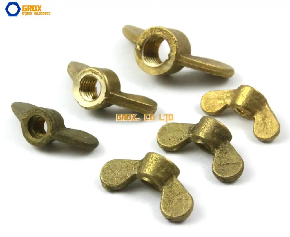 UNF & UNC Brass Extra Large Wing  Butterfly Wing Nuts Imperial BSF Metric 