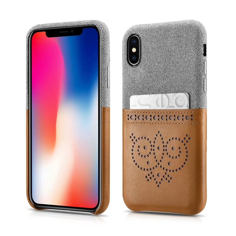 XOOMZ тренд чехол для iPhone X с Жесткий Чехол для iPhone X Прохладный Тонкий силиконовый защитный задняя крышка чехол для телефонов мода из искусственной кожи чехол-держатель для карт Для женщин
