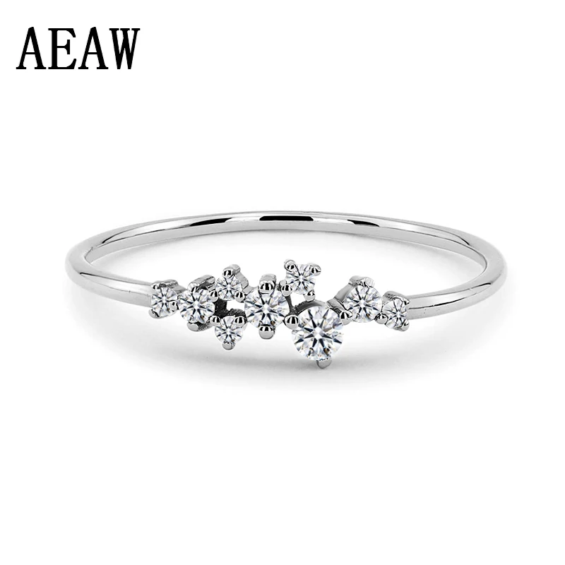 Однотонный свадебный браслет из 10K белого золота и желтого золота|Кольца| |