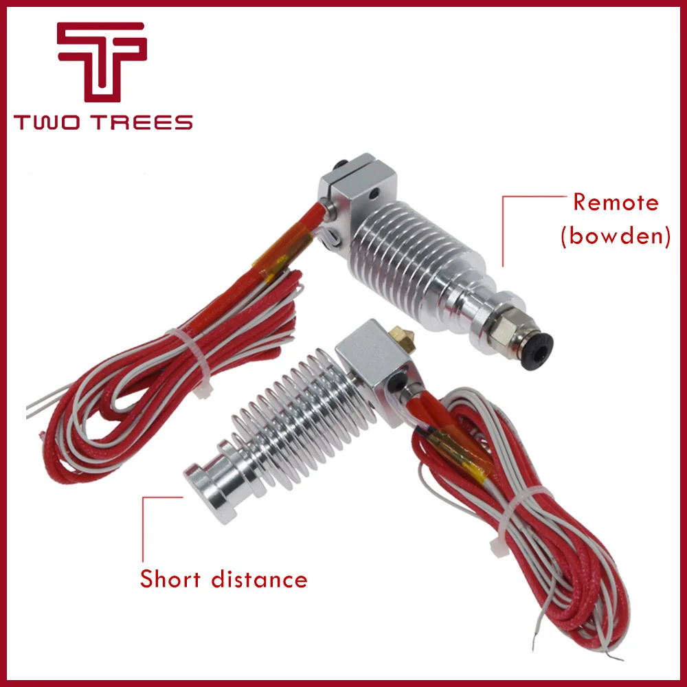 3d принт J-head hotend для 1,75/3 мм прямой нити Wade экструдер 12 В 0,4 мм Насадка дистанционного короткого расстояния для E3D V6 3d печати er