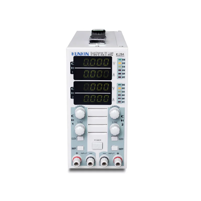 

KUNKIN KL284A replace KL284 Double channel DC Electronic load meter LED driver Power meter