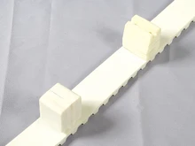 Cor branca dentes trapezoidais bloco pu correia dentada