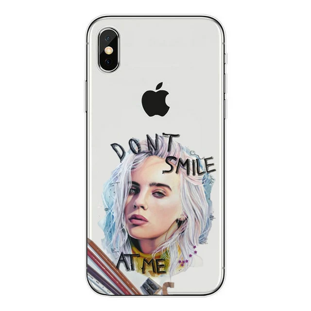 Прекрасный Billie Eilish Khalid Жесткий pc Пластиковый чехол для телефона чехол для iPhone 6 6S 7 8 Plus 5 5S SE X XS MAX XR силиконовый чехол - Цвет: Hard PC Billieeilish