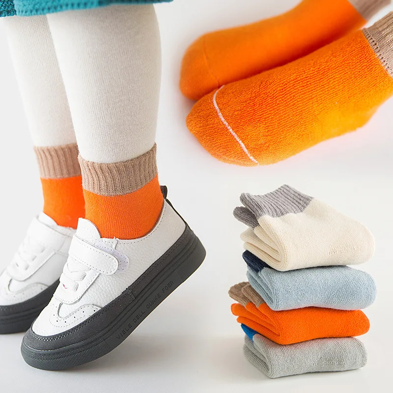 

Toddler Kids Socks Girls and Boys Soft Non-slip Socks Fur Bunny Boot Cuffs Baby Socks Comfortable Cute Toddler Anti-slip