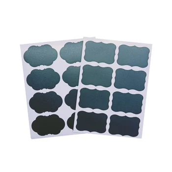 

80pcs/lot Lovely Cloud black Craft Kitchen Jars Organizer Reusable Labels Stickers Chalkboard Sticker Black Board Wall Stickers