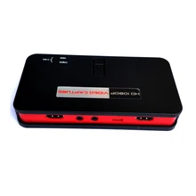 2017 new Video Capture card HDMI YPbpr CVBS Recorder Box With Remote Control can OBS Mic to USB Disk hdcp code Free shipping
