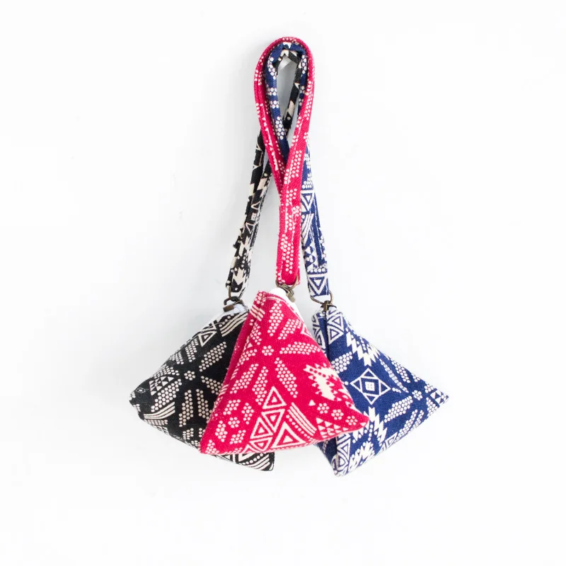 geometric triangle bag