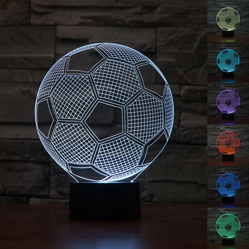Table Lamp Remote Switch Aliexpress.com : Buy New 7 Color USB Football 3D Table Lamp Luminaria Led Night Light Remote Switch Decorative lighting Mood Lamp holiday gifts from ...