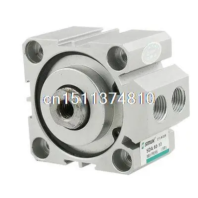 

Single Rod 50mm Bore 10mm Stroke Thin Type Compact Air Cylinder