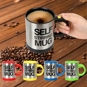 

Stainless Steel Thermal Cup 400ml Automatic Self Stirring Mug Electric Lazy Double Insulated Smart Coffee Milk Mixing Mug