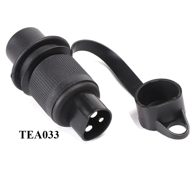 AOHEWEI 12 V 24 led номерной знак 5 pin ядерный кабелепровод 3 way core прицеп разъем адаптера