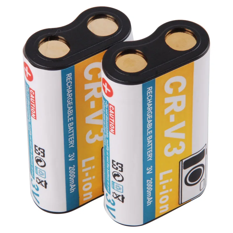 2 Pack For Kodak CR V3 CRV3 Li ion Battery for Olympus C3000 C3040 C