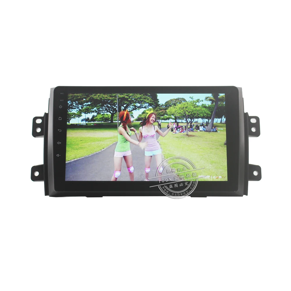 Perfect HACTIVOL 9" 1024*600 Quadcore android 9.1 car radio for Suzuki SX4 2011-2016 Fiat sedici 2006-2010 car DVD player gps navi Wifi 2