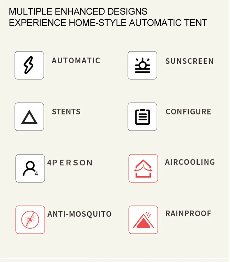 Автоматический всплывающий непромокаемый тент для 3-4 человек, анти-москитный семейный кемпинговый походный тент, тент, палатки, открытый