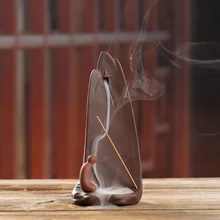 Mountain Ладан горелки керамическая Курильница для благовоний вафельный рожок держатель буддийский храм чайхана украшения lw4291033py