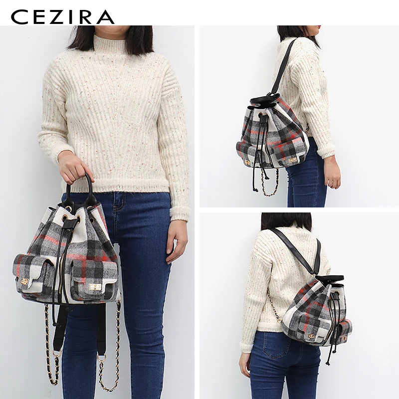 CEZIRA, дизайнерский стиль, женский рюкзак с леопардом, модный школьный рюкзак для девочек, праздничная дорожная сумка, рюкзаки на плечо на шнурке