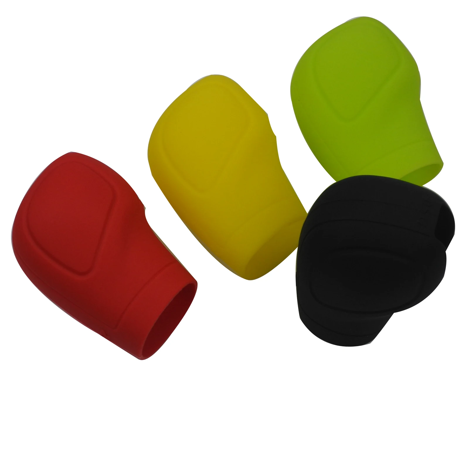 

jingyuqin For Universal Decoration Auto Accessories Silicone Case Gear Head Shift Collars Shift Knob Grips Cover
