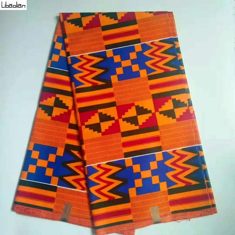 

Kente Ankara Wax Java Fabric Hot Sale ! Holland Wax Prints African Fabric 100%cotton 6yards/lot For DIY Fashion Sewing B93-19