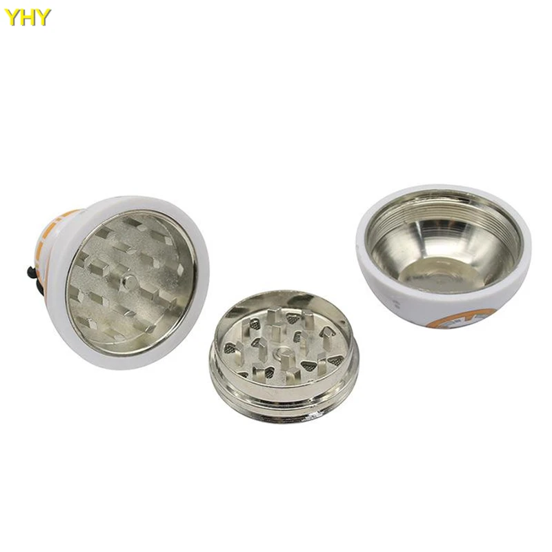 2018 Death Star Robot Herb Grinder 50mm 3 Parts Ball Shaped Metal Grinder 3PC Tobacco Crusher For Smoking Accessories07